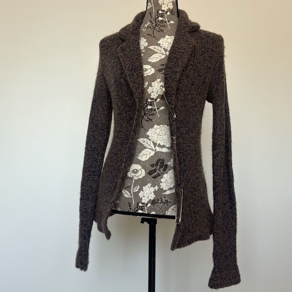 Elegant Brown Women's Cardigan